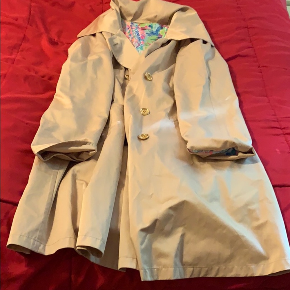 Lilly Pulitzer trench coat